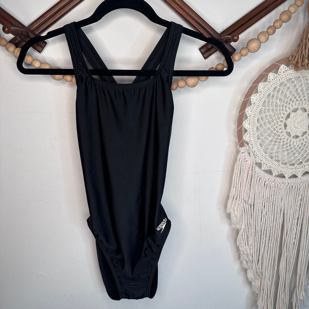 Speedo Black One Piece Competitive Swimsuit